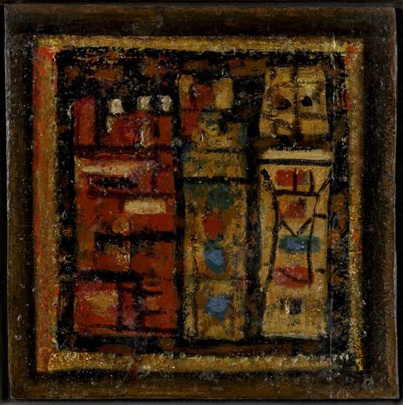 Composition 193 by Roger Bissière, 1954