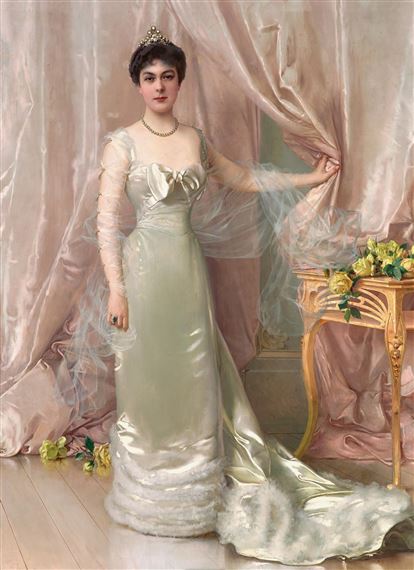 Portrait of Princess Evelyne Colonna di Stigliano by Vittorio Matteo Corcos, 1902