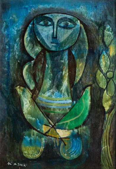 Oriental Woman by Ali Al Jabiri, 1982