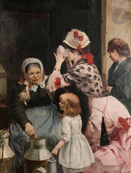 La Laitière - Charles Paul Renouard