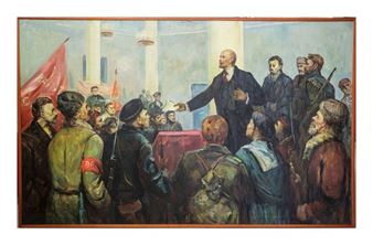 Lenin proclaims Soviet power - Anatoly Plamenitsky
