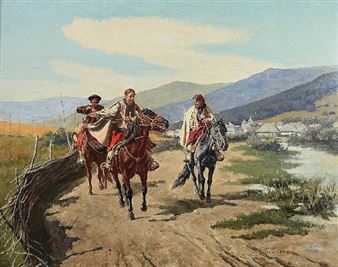 W drodze na wesele huculskie - Wladislaw Szerner