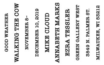 Walking the Cow - Good Weather