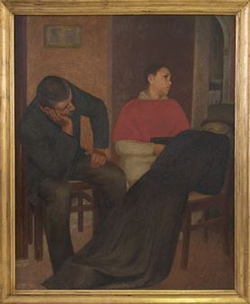 Ascoltando la predica - Renzo Sosso