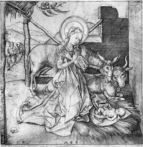 Die Geburt Christi by Martin Schongauer, circa 1475