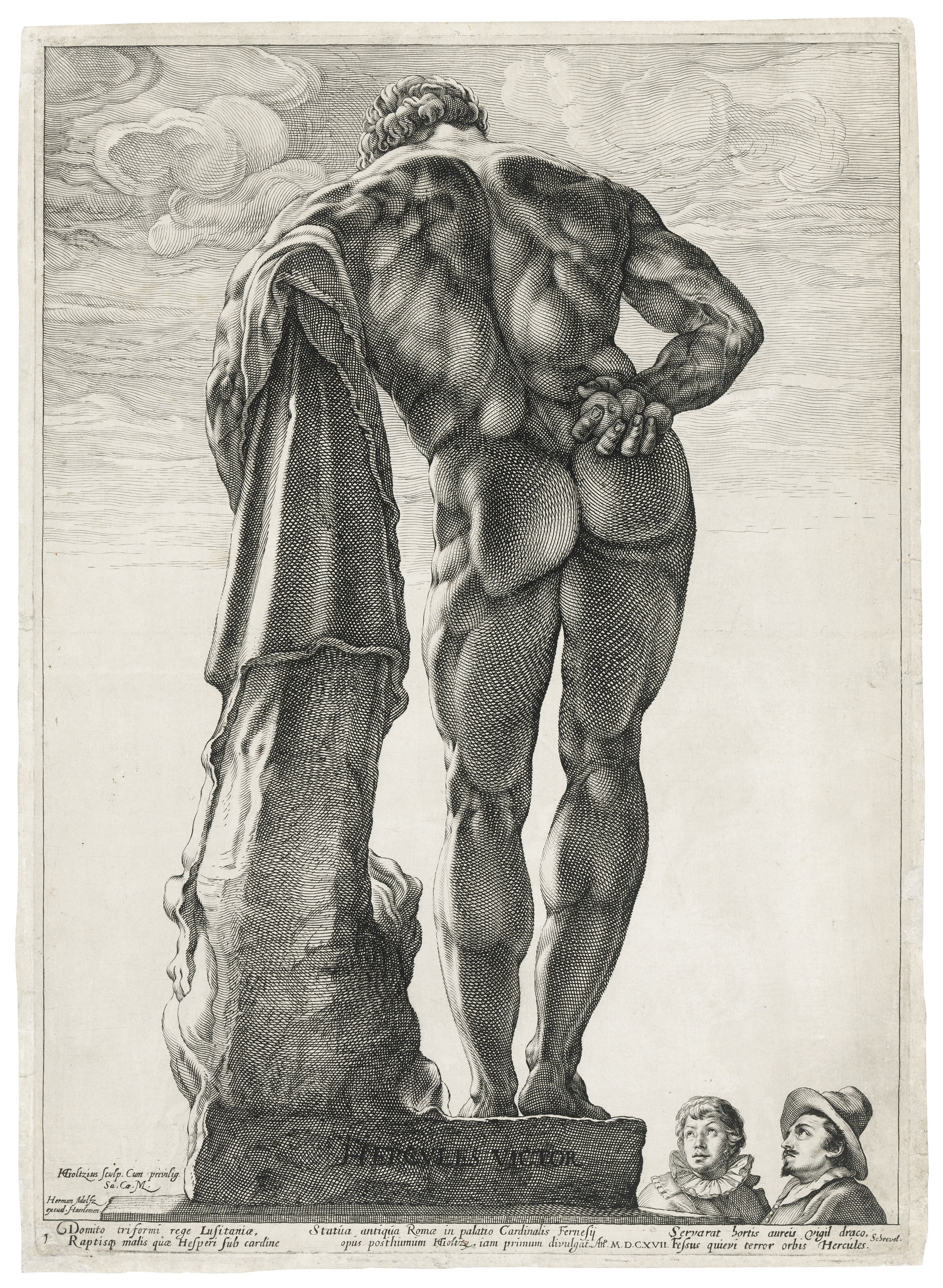 The Farnese Hercules by Hendrick Goltzius, 1592