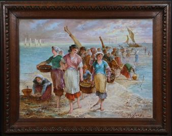 LE RETOUR DE PÊCHE - C. F. Fuchs