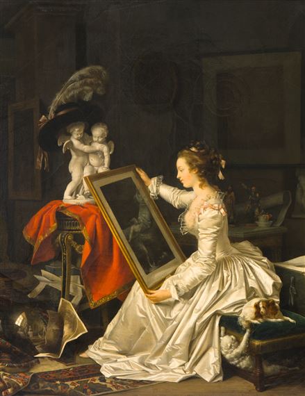 THE INTERESTING STUDENT by Marguerite Gérard, Jean-Honoré Fragonard