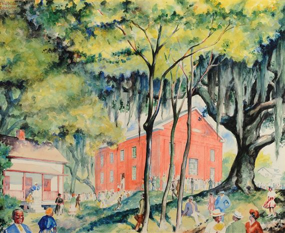 Southern Scene by Charles Dawson, circa 1940