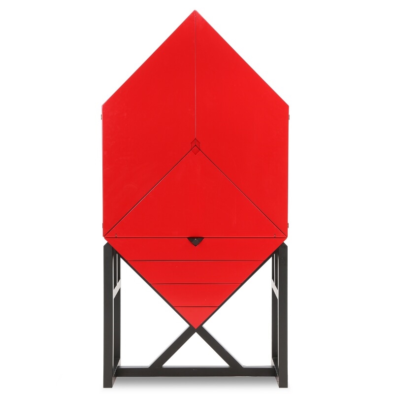 Artwork by Søren Meinert, ٱ”, Made of Red and black lacquered