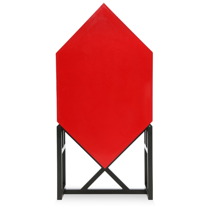 Artwork by Søren Meinert, ٱ”, Made of Red and black lacquered