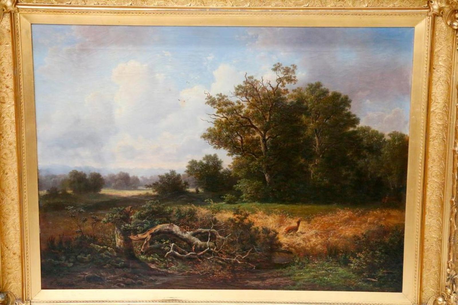 Artwork by Carl Hafner, Landscape, Made of oil on canvas