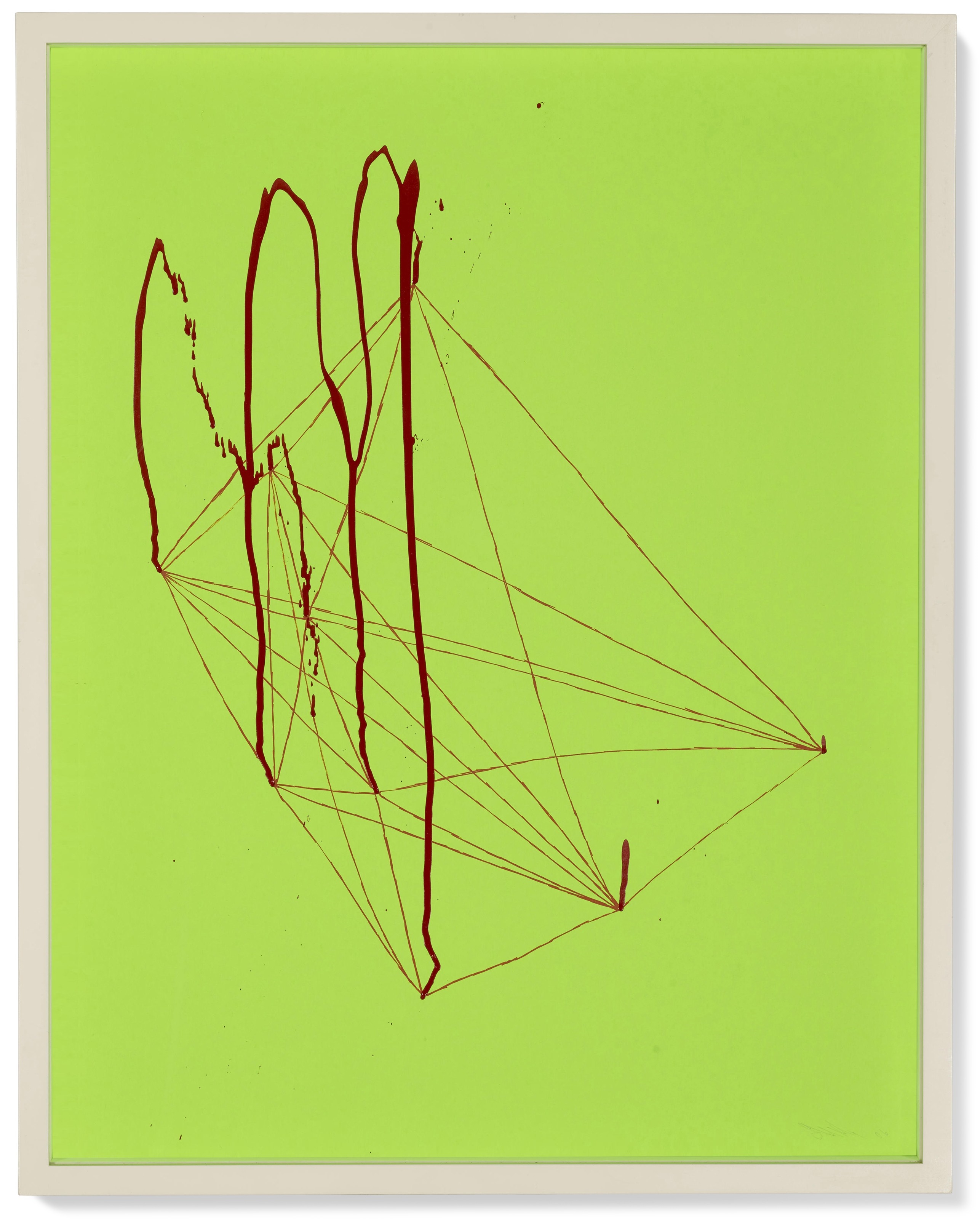 Sterling Ruby | (Mapping) Jordache Nail Polish (2006) | MutualArt