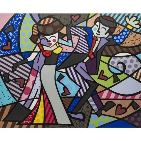 Romero Britto | Night out (2004) | MutualArt