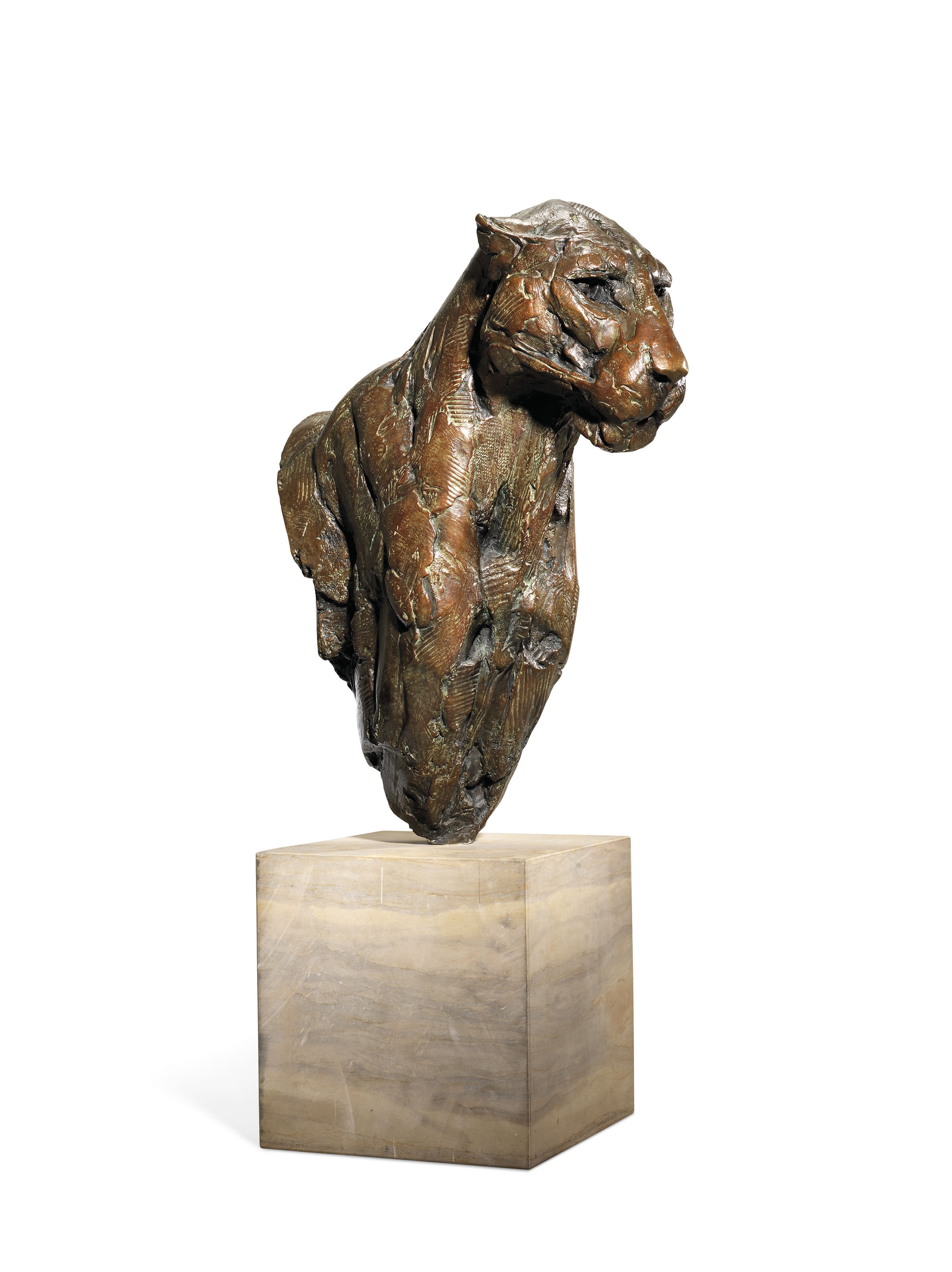 Dylan Lewis | Leopard-bust VII | MutualArt