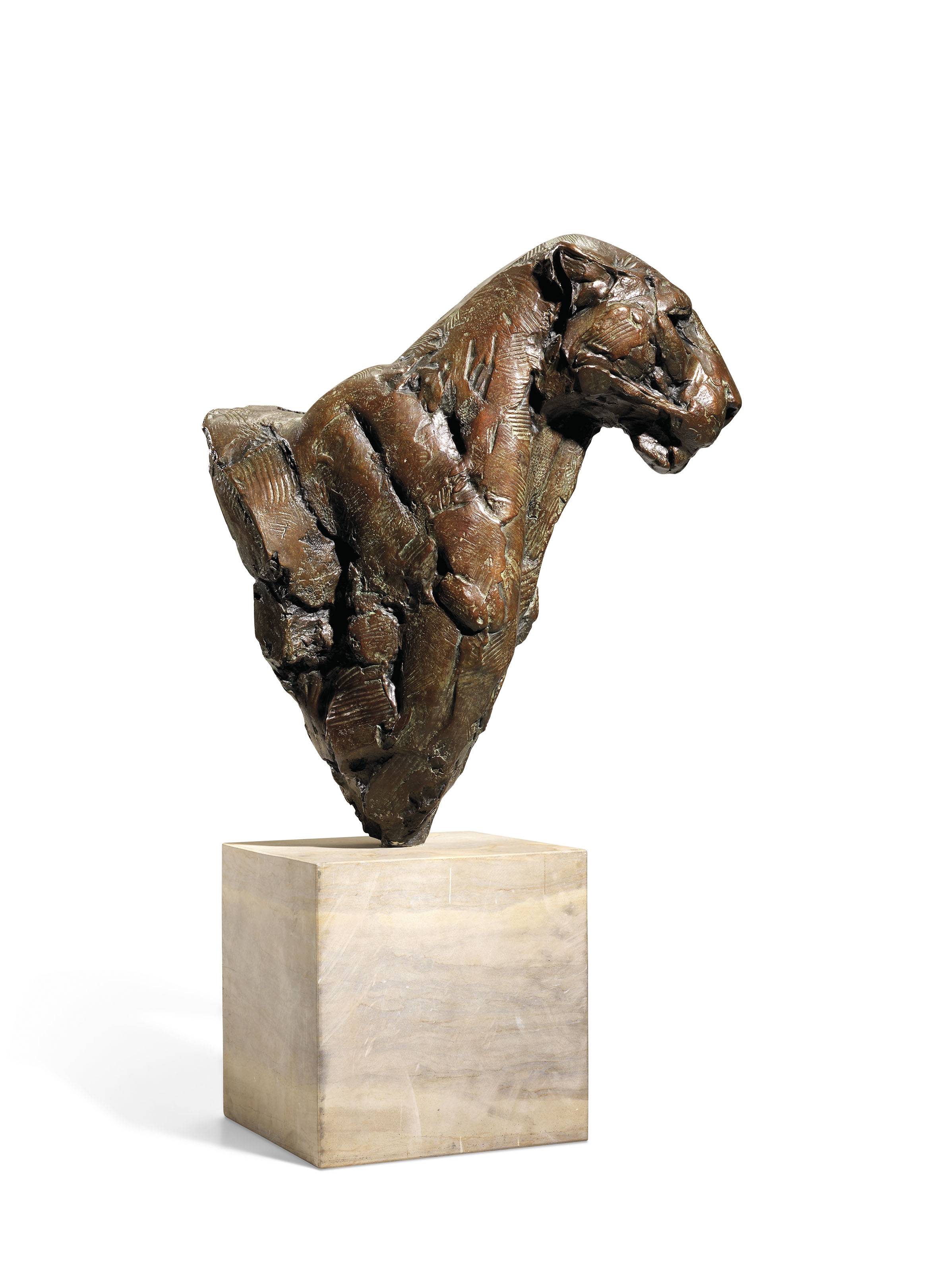 Dylan Lewis | Leopard-bust VII | MutualArt