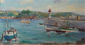 Le Port a Erquy - Lucien Ferriot