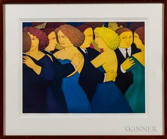 Andrew Stevovich「THE DANCE」1989年 アクアチント Andrew Stevovich | The Dance (1989) | MutualArt