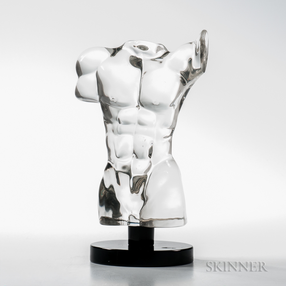 Dino Rosin | Murano Glass Adonis Torso | MutualArt