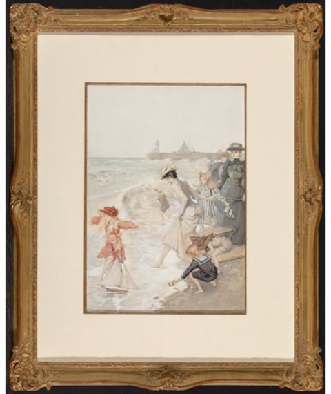 Playing Surf Side by Albert Lynch