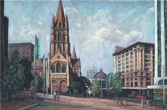 View of St Pauls Cathedral, Melbourne - Rodney Symmons
