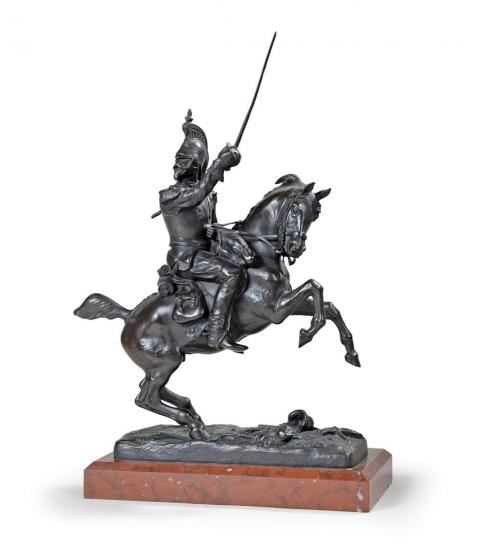 CUIRASSIER CHARGEANT by Arthur Marie Gabriel Comte du Passage, circa 1890