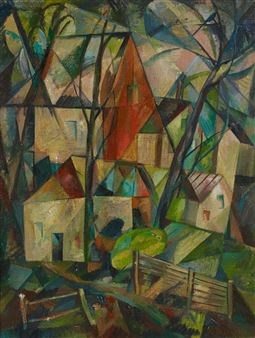 Cubism Landscape (Provincetown) - Agnes Weinrich