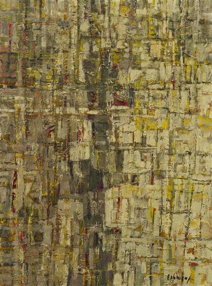 Composition XI by Karl Fred Dahmen, 1955