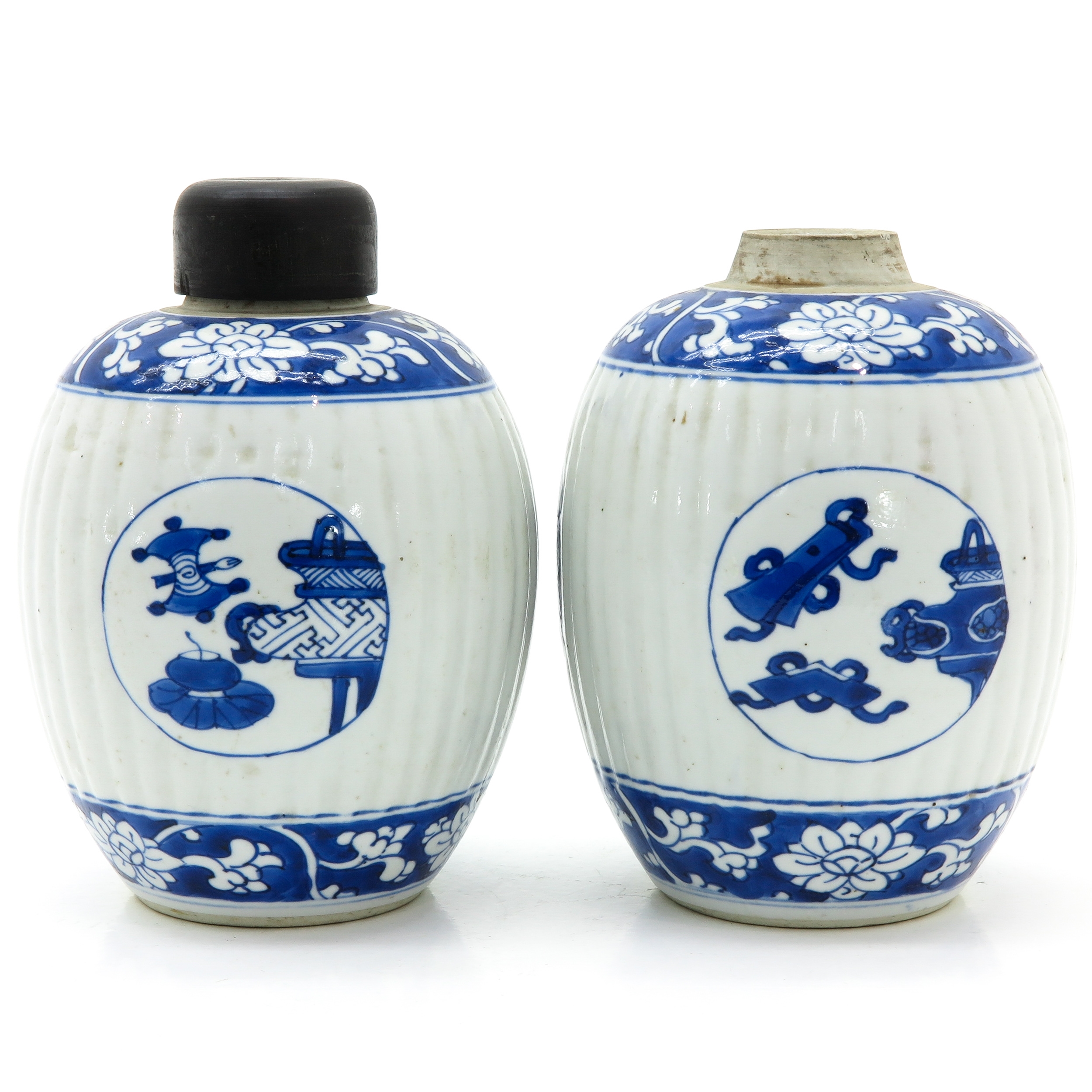 Chinese School, 18th Century Two works; Chinese Tea Jars MutualArt