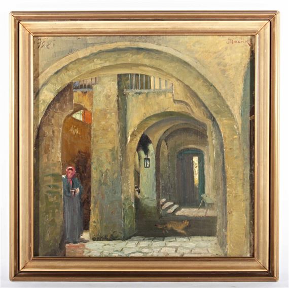 Průchod pražského domu by Jan Minařík, 1928