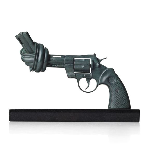 Non-violence by Carl Fredrik Reuterswärd, 2001
