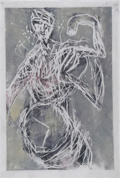No title by Martin Disler, 1990