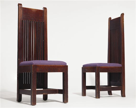 Frank LloydWright | TWO IMPORTANT CHAIRS FROM THE WARD W. WILLITS HOUSE ...