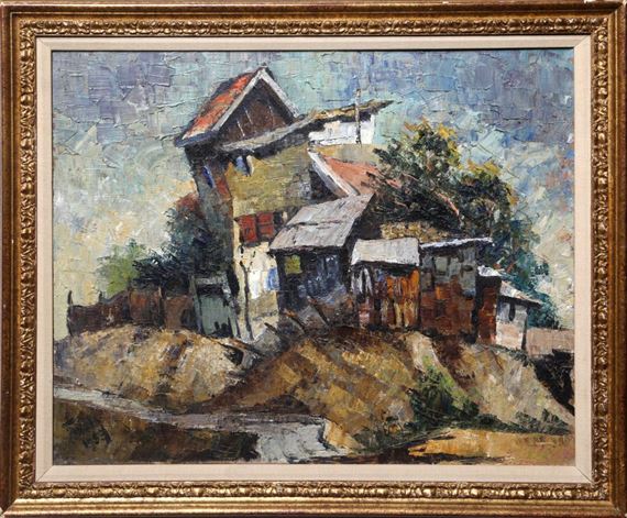 House On A Hill by Samuel Zulkis, 1953