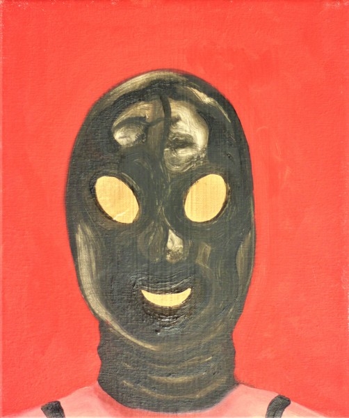 Artwork by Filip Kůrka, No Porn!, Made of Oil in canvas