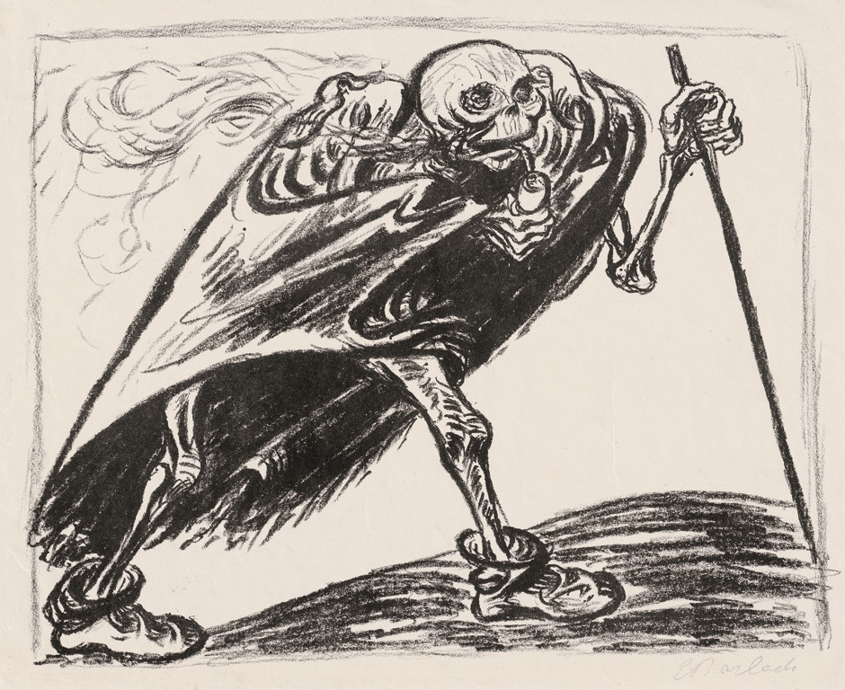 Wandernder Tod by Ernst Barlach, 1923