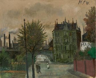 Industrielandschaft im Herbst - Max Peiffer Watenphul