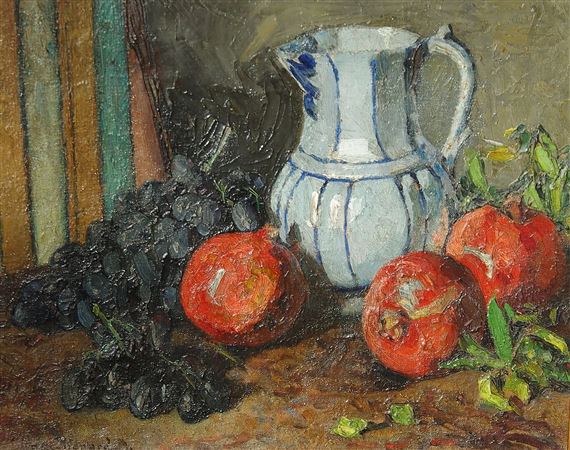 Antonin Roux-Renard | Nature morte à la grenade | MutualArt