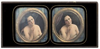 Two Works: Ritratto Incorniciato - Felix-Jacques Moulin