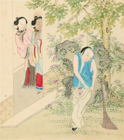 Qing Dynasty 19th Century | A group of four albums of erotic paintings,  Qing Dynasty | MutualArt
