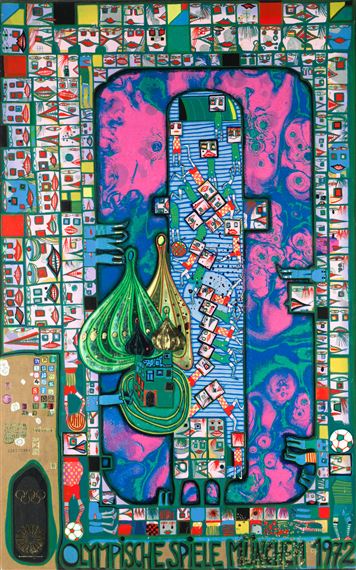 Olympische Spiele München by Friedensreich Hundertwasser, 1972