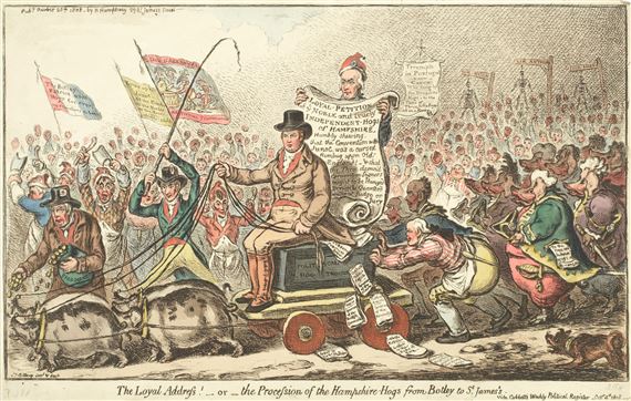 The Loyal Address by James Gillray, 1808