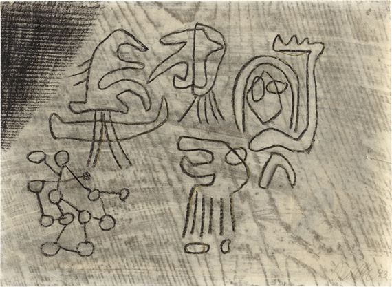 Saul-Illustration by Willi Baumeister, 1943