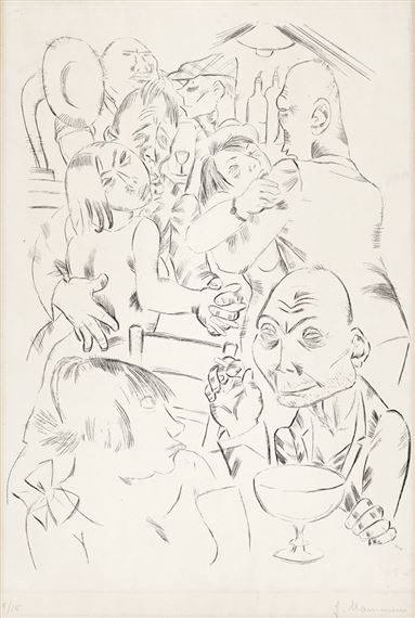 Kaschemme by Jeanne Mammen, 1930