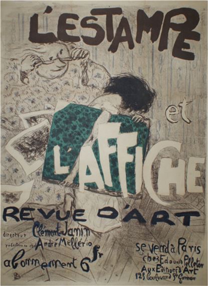 A vintage-style poster featuring a central figure holding a large green sign with bold white lettering.