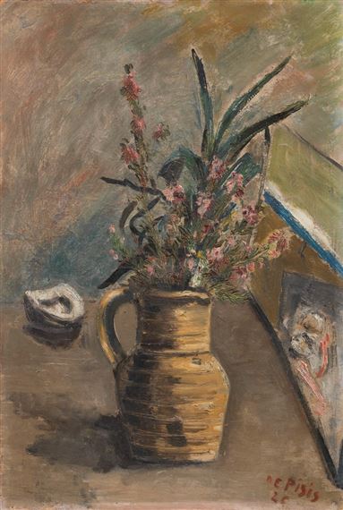 BROCCA CON FIORI by Filippo de Pisis, 1926