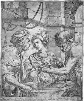 Salome erhält das Haupt des Johannes - Brauwere, Paschatius De Brauwere