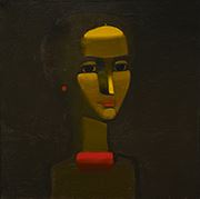 “A Portrait of a Girl with a Red Earring” by Toma Trifonovski