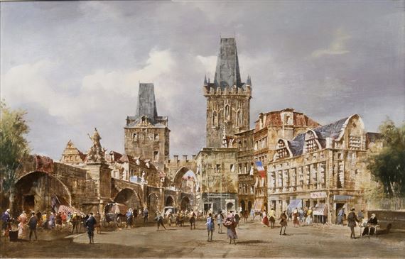DIE KARLSBRÜCKE IN PRAG by Peter Götz Pallmann