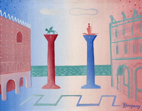 Piazetta by Jan Zrzavý, 1928–1929